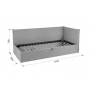 Кровать-тахта с подъемным механизмом Квест 90х200 см (Мебельсон)